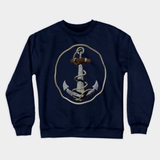 Anchor With Rope Crewneck Sweatshirt